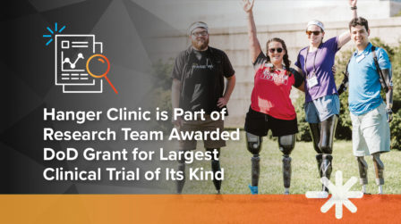 Hanger Clinic receives Department of Defense Grant for Largest Clinical Trial on Microprocessor-Controlled Knees