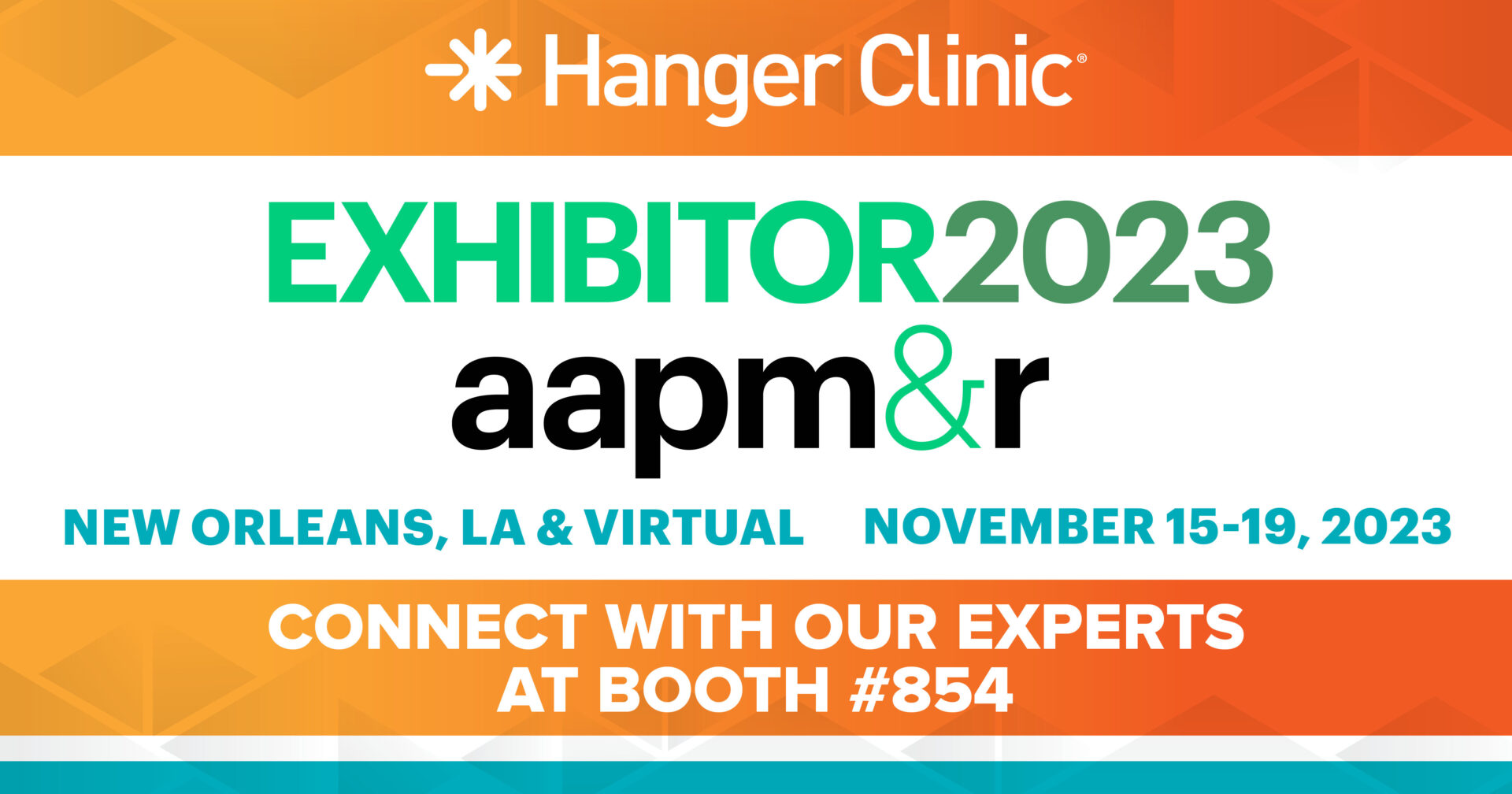 AAPMR Annual Assembly 2023 Hanger Clinic