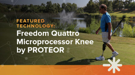Featured Technology: Freedom Quattro Microprocessor Knee by PROTEOR